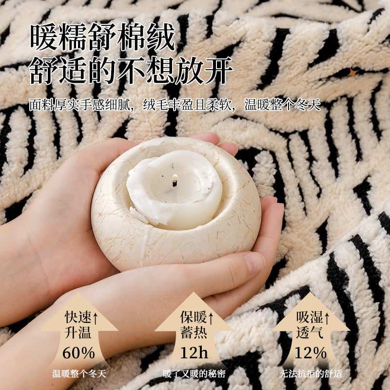 严选舒棉绒加厚毛绒沙发垫新款秋冬防滑保暖坐垫冬季沙发套罩盖布