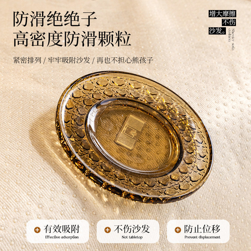 复古花卉异形沙发垫子四季通用2025新款高级感皮沙发坐垫防滑盖布