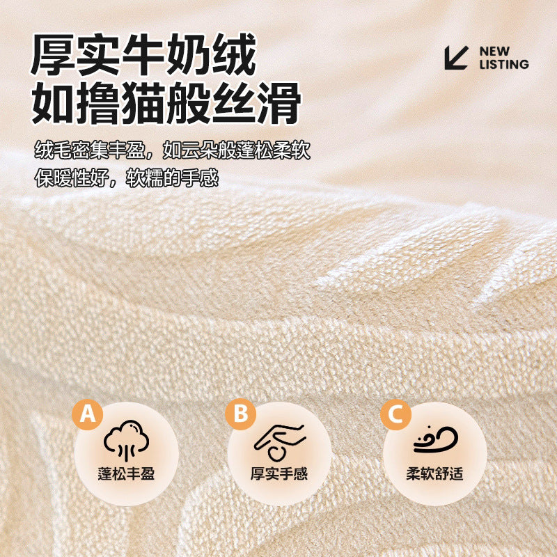 牛奶绒轻奢高级感沙发垫2025秋冬新款毛绒沙发套罩加厚防滑坐垫子