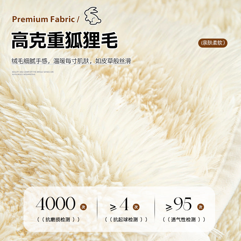异形沙发垫秋冬季加厚毛绒2025新款直排一片式防滑坐垫高级感盖布