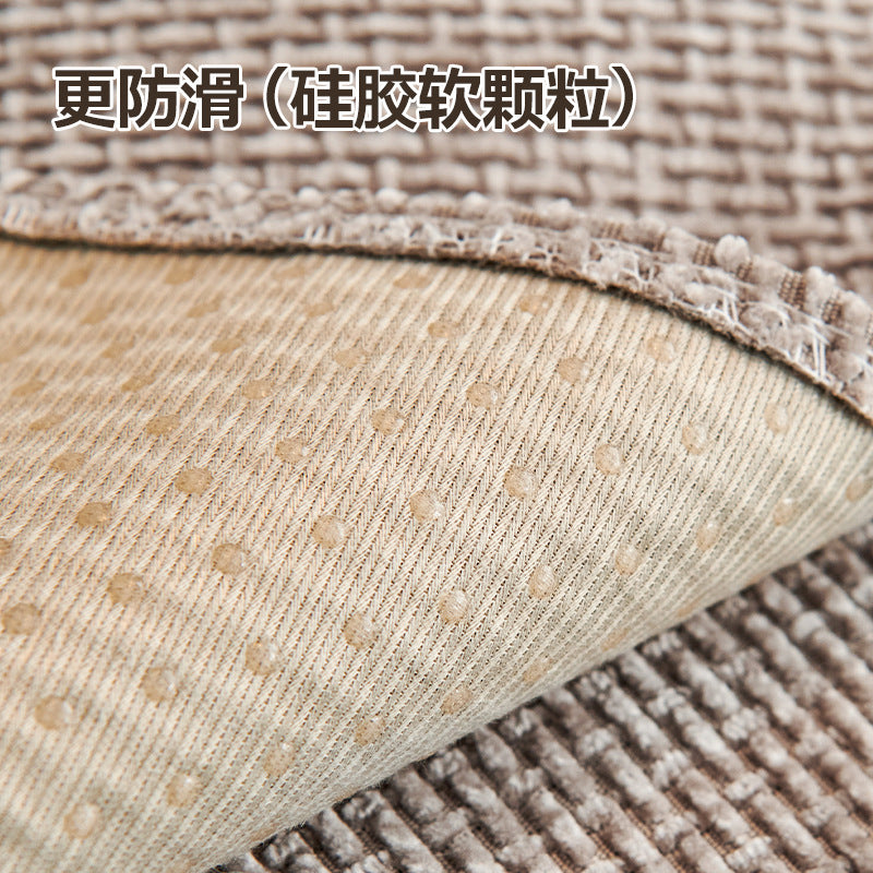 轻奢高级感雪尼尔沙发垫四季通用2025新款沙发套罩盖布防滑坐垫子
