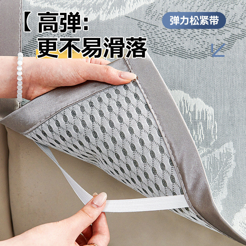 夏季冰丝芝华士沙发垫夏用头等舱专用2025新款夏天沙发凉席坐垫套