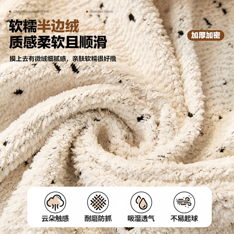 2025新款沙发盖布秋冬季毛绒沙发巾全包万能防猫抓套罩坐垫子盖毯