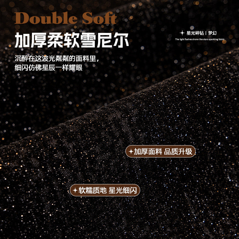加厚雪尼尔沙发垫四季通用防滑高级感直排一片式不规则沙发坐垫子