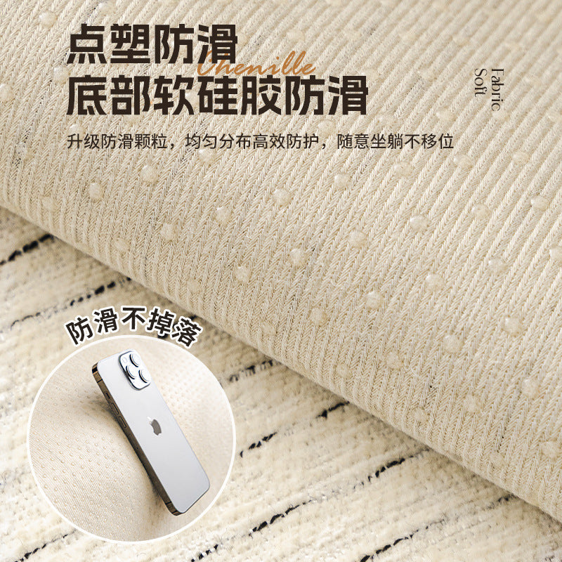 2025新款中古风沙发垫四季通用轻奢高级感坐垫防滑皮沙发套罩盖布