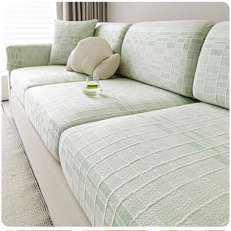 Yan Xuan new summer cool peas sofa hat 2025 summer high-grade elastic universal sofa cushion cover