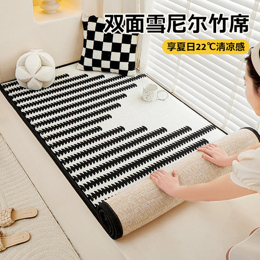 双面飘窗垫窗台垫轻奢高级感四季通用飘窗改造神器凉席夏季专用垫