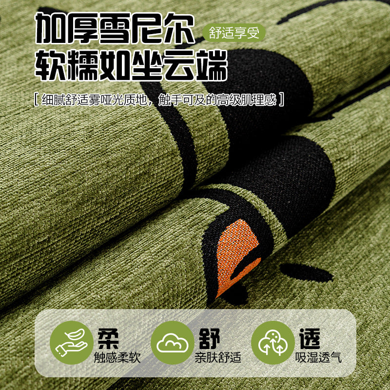 严选轻奢高级感异形沙发垫四季通用2025新款劳伦斯皮沙发防滑坐垫