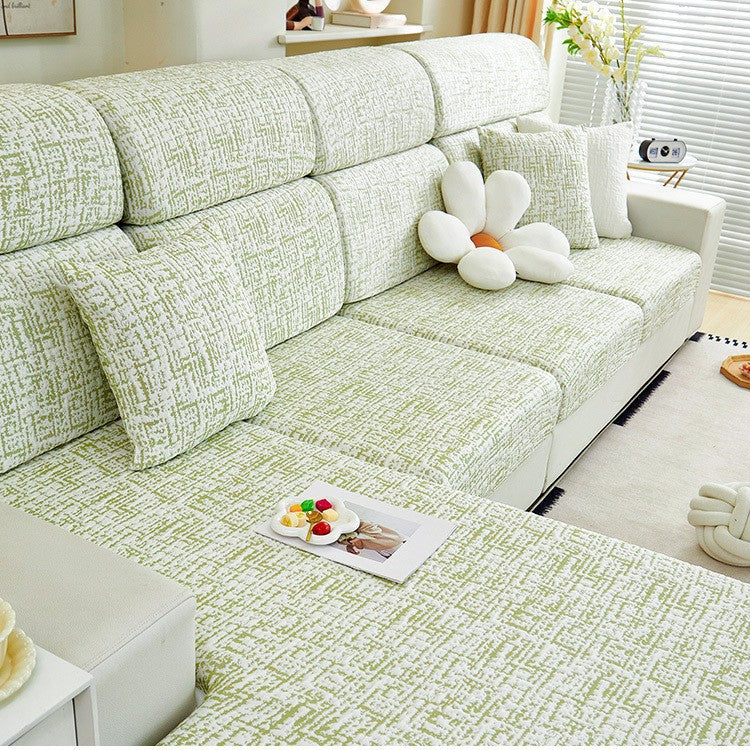 Yan Xuan new summer cool peas sofa hat 2025 summer high-grade elastic universal sofa cushion cover