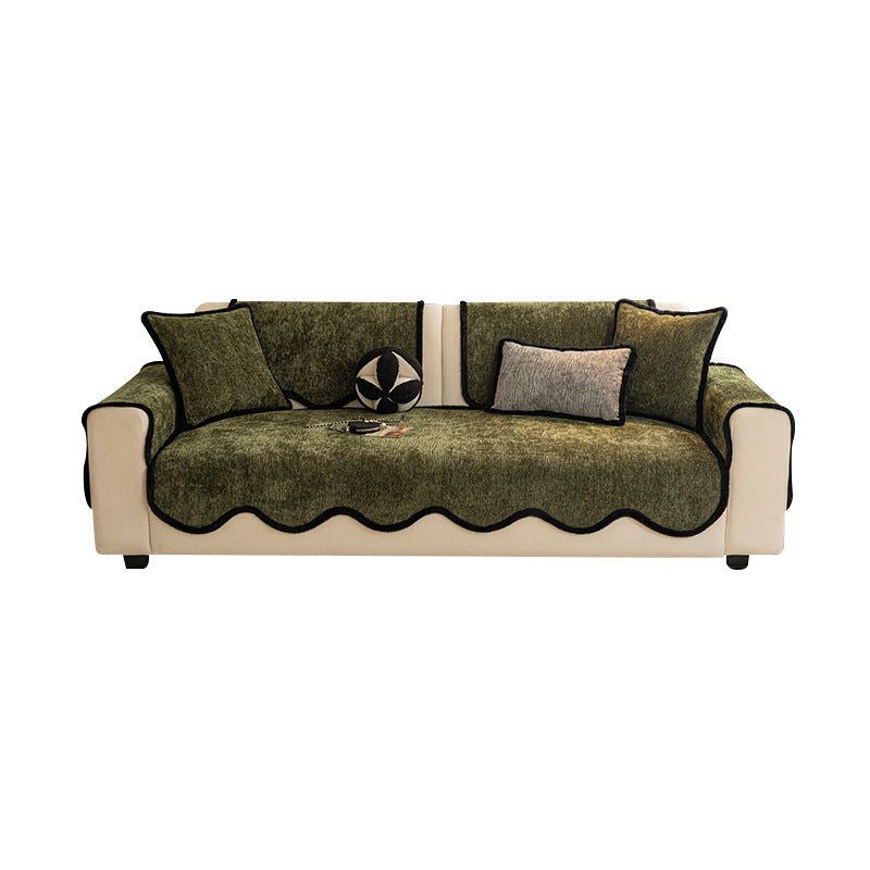 Chenille sofa cushion 2025 new four seasons universal high-grade non-slip sofa cushion in-line sofa cover