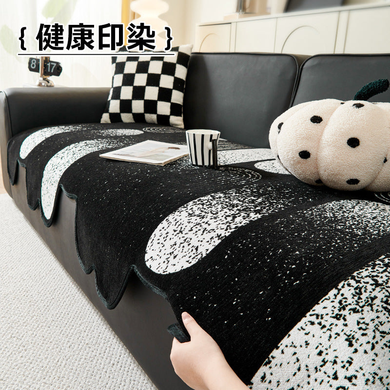 严选轻奢高级感直排皮沙发垫新款四季通用异形不规则防滑坐垫