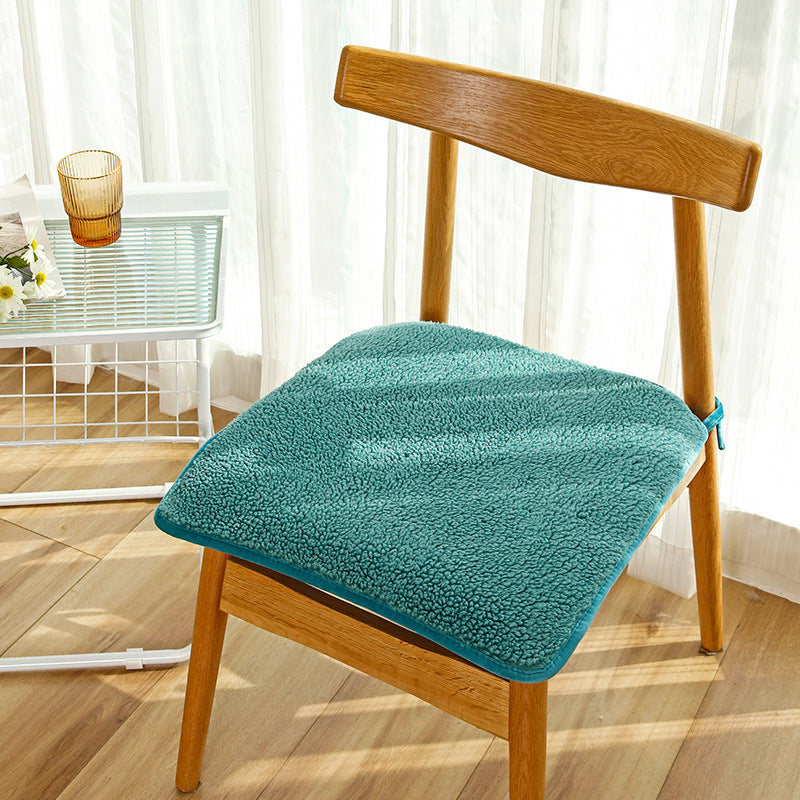 Plush cushion winter chair cushion office sedentary fart cushion dining chair stool cushion change shoes stool butt cushion chair cushion.