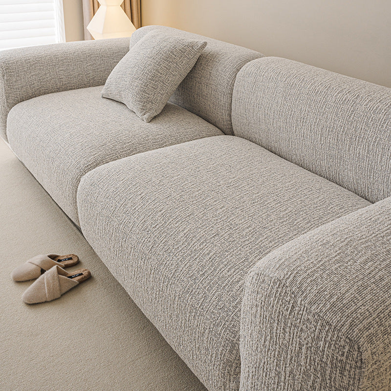 YEATION hemp sofa cover cover new anti-cat scratch elastic anti-slip all-inclusive universal set four seasons universal cushion cover.