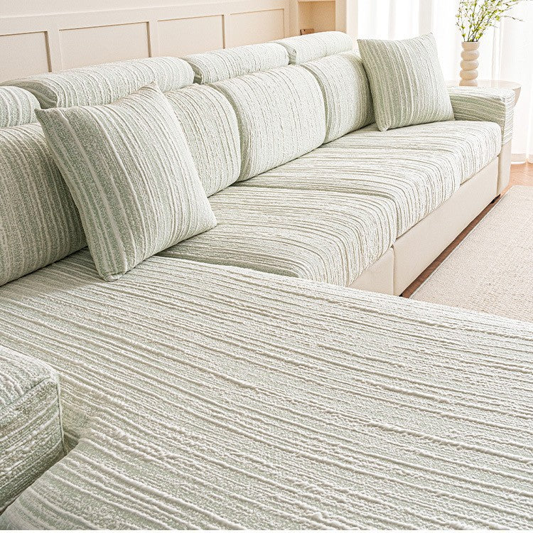 Yan Xuan new summer cool peas sofa hat 2025 summer high-grade elastic universal sofa cushion cover