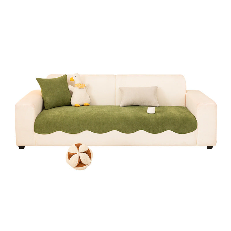 YEATION's new irregular shaped sofa cushion four seasons universal advanced touching word cushion non-slip cover towel