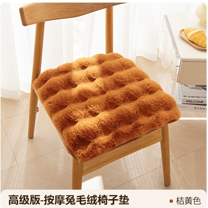 Bunny warm cushion fart cushion Office sedentary artifact winter thick plush student cushion cushion.