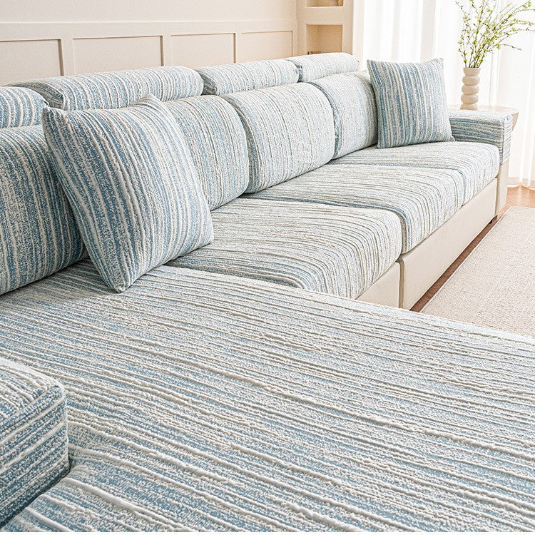 Yan Xuan new summer cool peas sofa hat 2025 summer high-grade elastic universal sofa cushion cover
