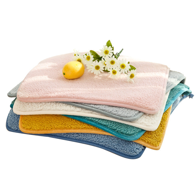 Plush cushion winter chair cushion office sedentary fart cushion dining chair stool cushion change shoes stool butt cushion chair cushion.