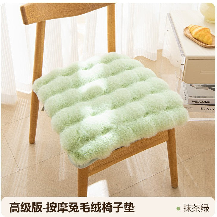 Bunny warm cushion fart cushion Office sedentary artifact winter thick plush student cushion cushion.