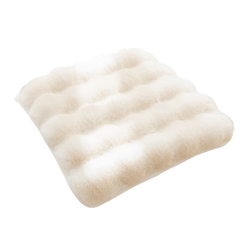 Bunny warm cushion fart cushion Office sedentary artifact winter thick plush student cushion cushion.