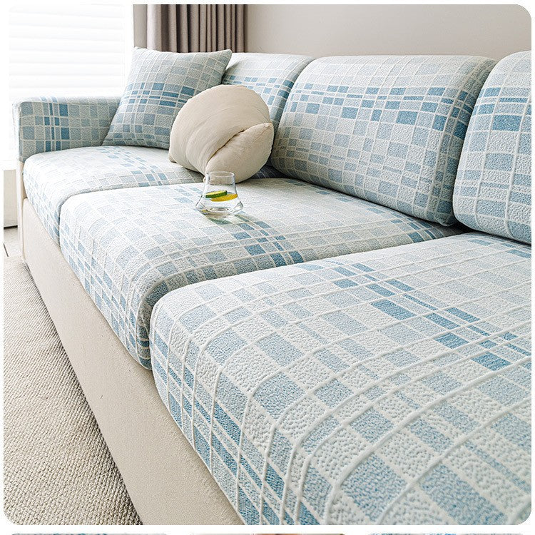Yan Xuan new summer cool peas sofa hat 2025 summer high-grade elastic universal sofa cushion cover