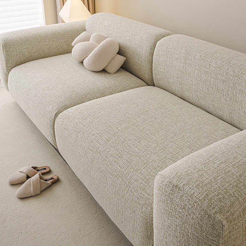 YEATION hemp sofa cover cover new anti-cat scratch elastic anti-slip all-inclusive universal set four seasons universal cushion cover.