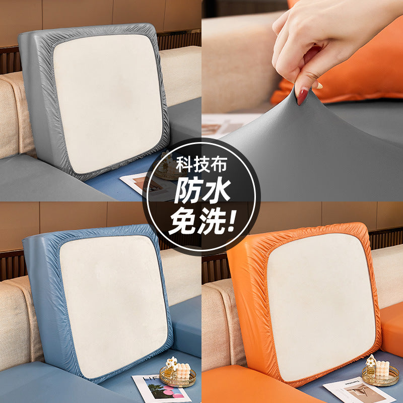 Waterproof technology cloth sofa cover cover all-inclusive universal cushion four seasons universal cushion leather sofa cover cover hat wholesale.